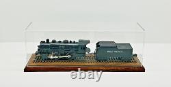 42 O Scale Model Train Display Case, Walnut Base