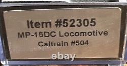 Atlas 52305 MP-15DC Caltrain DCC Ready N Scale Model Train Locomotive 1160 JPBX