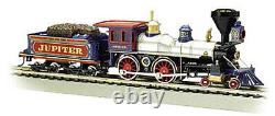 Bachmann 4-4-0 American witho DCC CP Jupiter withWood Load HO Scale Model Train