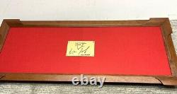 Custom Glass O Scale Model Train Display Case Signed Numbered
