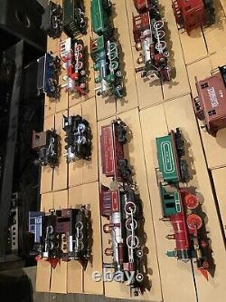 G scale model trains, Aristo, LGB, Bauchman. Passenger, Freight, Steam Locos Lot