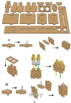 HO Scale Warehouse Kit with Motorized Working Doors (see video) for Model Train