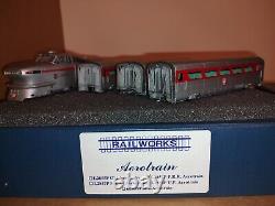 Ho Scale Brass Train Model, Rail works, Aero train, L 2856P/ P. R. R. Aero train