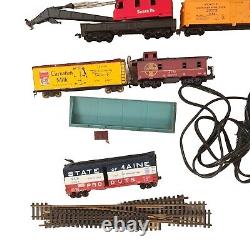 Huge Lot Tyco Athearn HO Scale Model Train Locomotive Cars Tracks Accesories