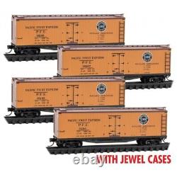 Micro-Trains N 98300219 Pacific Fruit Express PFE Wood Reefer Freight Set MTL