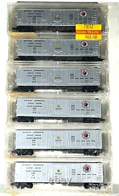 Micro-trains N Sc 51' 3/3/4 Mechanical Reefer Car 6-pack Northern Pacific 70052