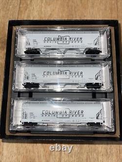 Micro trains n scale columbia river Center flow Covered Hopper Set 2 Car Pack