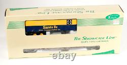 NOS The Showcase Line S Scale 00300-7 TOFC AT&SXSF withTrailer Model Train Flatcar