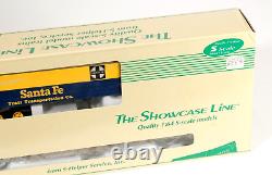 NOS The Showcase Line S Scale 00300-7 TOFC AT&SXSF withTrailer Model Train Flatcar