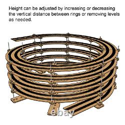 N Scale R16 Helix For 14.5 16 17.5 Tracks for Model Train