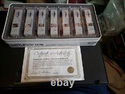 N Scale Set #1 WWII PEARL HARBOR BATTLESHIP ROW 7 BOXCARS RARE MTL 993 21 050