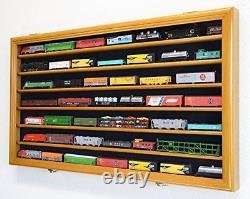 N Scale Train Model Trains Display Case Cabinet Wall Rack With 98% UV Lockable -Oa
