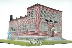 New K-line Operating factory with workers 1/48 O scale model train accessory WOW