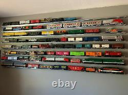 O SCALE TRAIN DISPLAY SHELVES 12 PACK Aluminum Model Railroad O Gauge