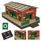 O Scale Kit (145) Warehouse Withmotorized Working Doors For Model Train