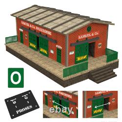 O Scale Kit (145) Warehouse withMotorized Working Doors for Model Train