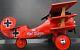 Pedal Car Pre Ww2 Plane Metal Ww1 Red Baron Airplane For G Scale Model Train Set