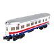 Rail King 164 O27 Scale American Freedom Streamlined Model Train Coach Car