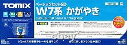 TOMIX N scale Basic Set SD W 7 Series Kagayaki 90168 Model Train Model Set F/S