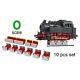 6 X Ech. O (2-rail) Rouleaux Avec Accessoires De Nettoyage Des Roues Pour Trains Miniatures