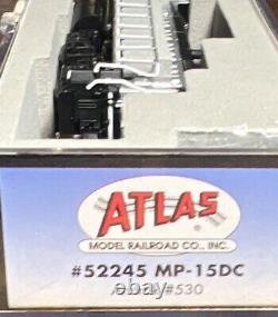 Atlas 52245 MP-15DC Amtrak 530 Locomotive de train modèle à l'échelle N prête pour DCC