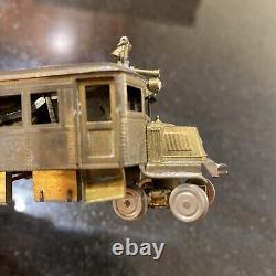 BRASS HO Precision Scale Co. Modèle de train Mack Railbus Pilot WMC Japon non testé