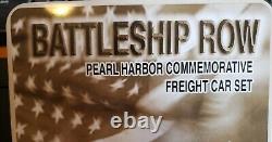 Échelle N 7 Ensemble de wagons 1ère guerre mondiale Perle Harbor Battleship Row Rare MTL 993 21 050 Nouveau