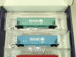 Échelle N Micro-trains Line Farmrail 3-bay Hopper 5-pack 99302140