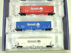 Échelle N Micro-trains Line Farmrail 3-bay Hopper 5-pack 99302140