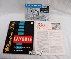 En français, cela se traduit par : Lot de voies pour trains miniatures à l'échelle HO, livrets Atlas, lot de 108 articles vintage Lionel X1584