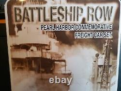 Ensemble de 7 wagons-box N Scale 2 WWII Pearl Harbor Battleship Row Rare MTL 993 21 060 Neuf