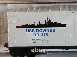 Ensemble de 7 wagons-box N Scale 2 WWII Pearl Harbor Battleship Row Rare MTL 993 21 060 Neuf