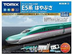 Ensemble de base TOMIX à l'échelle N SD E5 Hayabusa 90178 - Ensemble de train modèle pour débutants