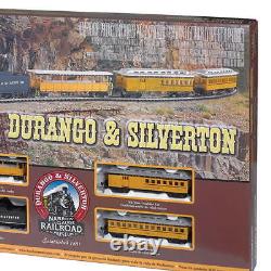 Ensemble de train modèle électrique prêt à l'emploi HO Scale Durango & Silverton