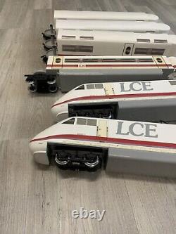 Ensemble de trains miniatures LGB Lehmann Gross Bahn à l'échelle G VINTAGE RARE LCE high Speed Coach