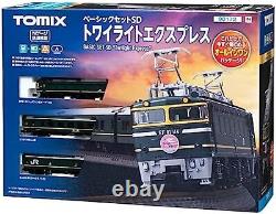 Ensemble de trains miniatures TOMYTEC 90172 à l'échelle N, Ensemble de base SD Twilight Express, Kit de 3 voitures
