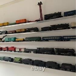 Étagère d'exposition de modèles de train à l'échelle HO pour train miniature - Ensemble de 6