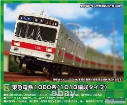 GreenMax N Gauge TokyuElectricRailway 1000series 1010 Model Train withPower 50728	<br/>   <br/>  	  La traduction en français est : Train modèle GreenMax N Gauge TokyuElectricRailway série 1000 1010 avec alimentation 50728