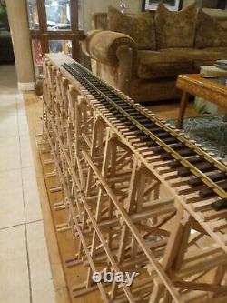 Jardin de trains miniatures à l'échelle G - Kit de 36 trestles sur mesure pour une utilisation avec LGB Lionel USA MTH