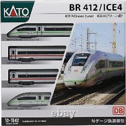 KATO 10-1542 Échelle N DB ICE4 Green Line #9034 Ensemble de base de train modèle 4 voitures F/S
