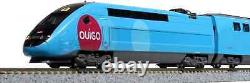 KATO 10-1763 Ensemble de 10 voitures OUIGO à l'échelle N Modèle de train à grande vitesse de train modèle de jauge