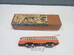 La marque de trains miniatures Scale Model Train de Vintage International, PCC Interurban Finish Trolley HO