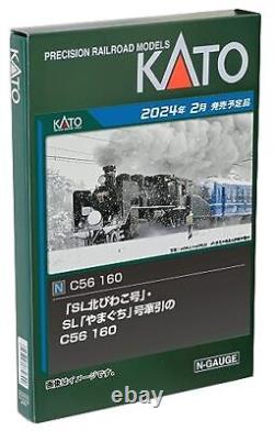 Modèle de locomotive à vapeur KATO N Gauge C56 160 2020-2 pour train miniature
