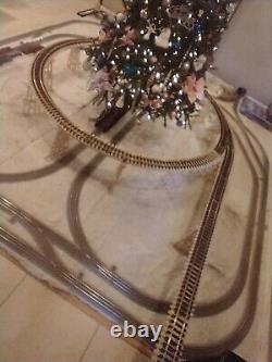Modèle de train miniature à l'échelle G Trestle de Noël MAPLEWOOD 12 Full Set Up pour LGB USA PIKO