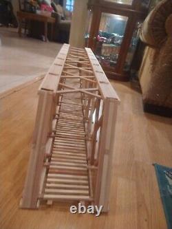 Pont en treillis à l'échelle G 66 ! Modèle de train de jardin à utiliser avec les marques USA LGB, MTH et Lionel