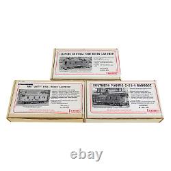 Rare Vintage American Model Builders HO Scale (Lot de 3) Kit de train modèle