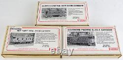 Rare Vintage American Model Builders HO Scale (Lot de 3) Kit de train modèle