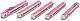 Rokuhan Z Gauge 500 Series Hello Kitty Shinkansen 5 Voitures Maquette De Train Modèle T013-7 Japon