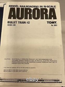 Tomy aurora train à grande vitesse modèle #2 pour circuit de train miniature à l'échelle N