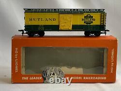 Train miniature Lionel HO Scale 0864-125 Rutland Box Car Jouet de chemin de fer dans sa boîte